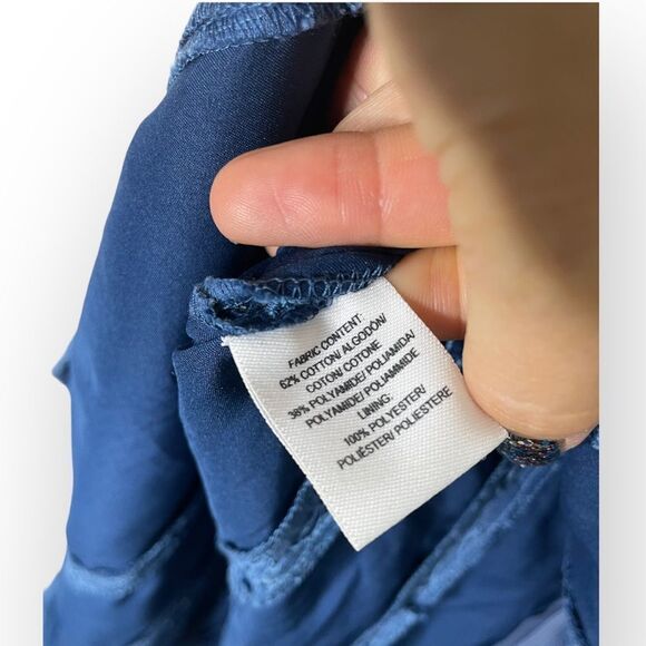 Derek Lam 10 Crosby Blue Lace Fit and Flare Skater Dress Size 4 - Picture 6 of 10